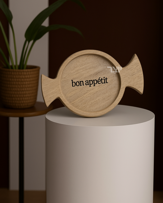 Wooden Engraved Serving Tray