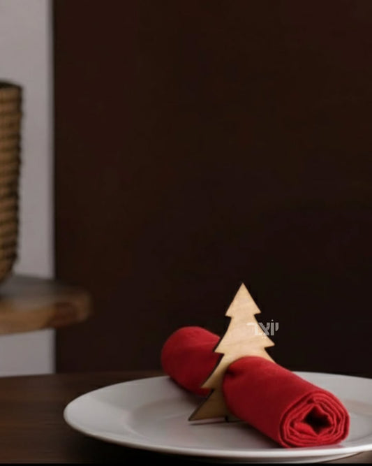 Christmas-Themed Napkin Ring Holders